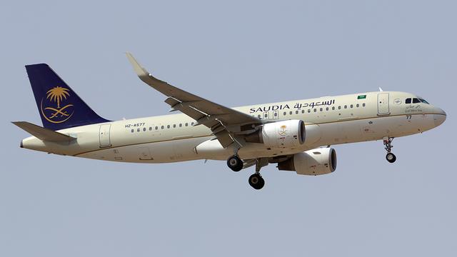 HZ-AS77:Airbus A320-200:Saudia